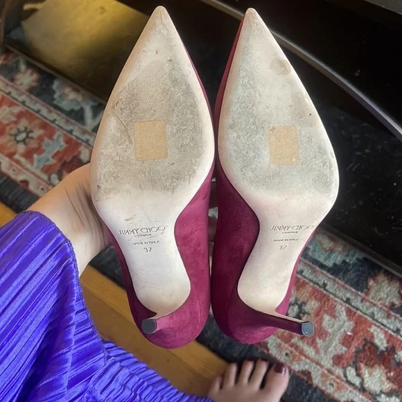 Host pick x2 💕 Worn once Jimmy Choo suede pump - Picture 2 of 4